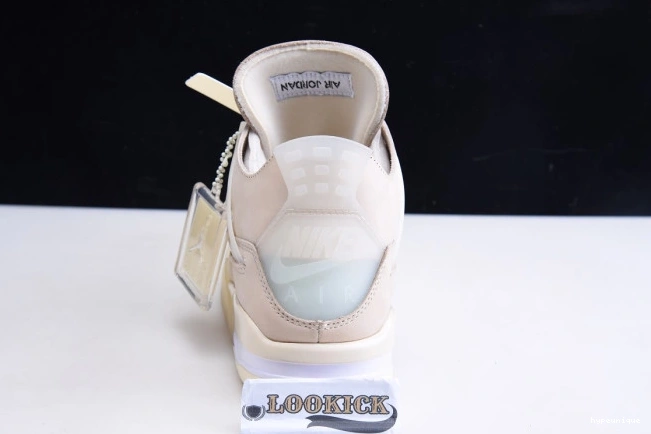 HYPE Sail Off-White Jordan 4 x CV9388-100 Air 0807